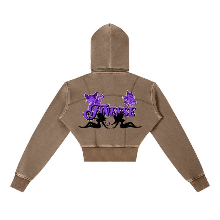 Sun Kissed crop hoodie