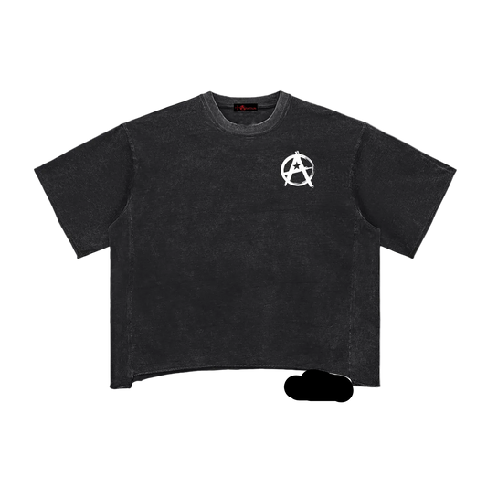 Raw Edge Snow Washed Boxy T-Shirt