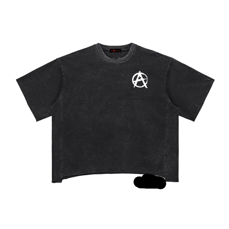 Raw Edge Snow Washed Boxy T-Shirt