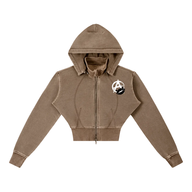 Sun Kissed crop hoodie